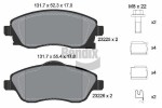 BENDIX Braking Piduriklotsi komplekt,  ketaspidur BPD1070