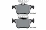 BENDIX Braking Piduriklotsi komplekt,  ketaspidur BPD1075