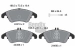 BENDIX Braking Piduriklotsi komplekt,  ketaspidur BPD1079
