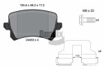 BENDIX Braking Piduriklotsi komplekt,  ketaspidur BPD1082
