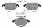 BENDIX Braking Piduriklotsi komplekt,  ketaspidur BPD1087