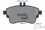 BENDIX Braking Piduriklotsi komplekt,  ketaspidur BPD1088