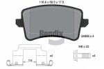 BENDIX Braking Piduriklotsi komplekt,  ketaspidur BPD1091