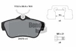 BENDIX Braking Piduriklotsi komplekt,  ketaspidur BPD1099