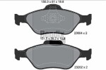 BENDIX Braking Piduriklotsi komplekt,  ketaspidur BPD1104
