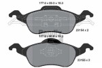 BENDIX Braking Piduriklotsi komplekt,  ketaspidur BPD1106