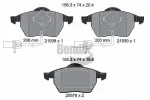 BENDIX Braking  Комплект тормозных колодок, дисковый тормоз BPD1119