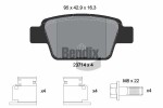 BENDIX Braking Piduriklotsi komplekt,  ketaspidur BPD1120