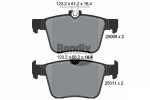 BENDIX Braking Piduriklotsi komplekt,  ketaspidur BPD1124