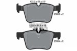 BENDIX Braking Piduriklotsi komplekt,  ketaspidur BPD1132