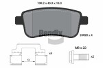 BENDIX Braking Piduriklotsi komplekt,  ketaspidur BPD1133