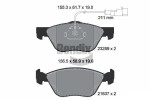 BENDIX Braking Piduriklotsi komplekt,  ketaspidur BPD1137