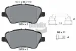 BENDIX Braking Piduriklotsi komplekt,  ketaspidur BPD1139
