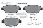 BENDIX Braking Piduriklotsi komplekt,  ketaspidur BPD1140