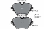 BENDIX Braking Piduriklotsi komplekt,  ketaspidur BPD1142