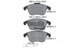 BENDIX Braking Piduriklotsi komplekt,  ketaspidur BPD1149