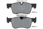 BENDIX Braking  Комплект тормозных колодок, дисковый тормоз BPD1159