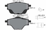 BENDIX Braking Piduriklotsi komplekt,  ketaspidur BPD1162