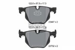 BENDIX Braking Piduriklotsi komplekt,  ketaspidur BPD1166