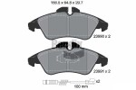 BENDIX Braking Piduriklotsi komplekt,  ketaspidur BPD1170