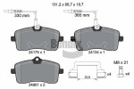 BENDIX Braking Piduriklotsi komplekt,  ketaspidur BPD1174