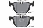 BENDIX Braking Piduriklotsi komplekt,  ketaspidur BPD1184