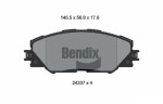 BENDIX Braking Piduriklotsi komplekt,  ketaspidur BPD1185
