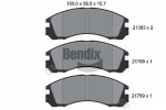 BENDIX Braking Piduriklotsi komplekt,  ketaspidur BPD1195