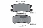 BENDIX Braking Piduriklotsi komplekt,  ketaspidur BPD1199
