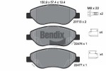 BENDIX Braking Piduriklotsi komplekt,  ketaspidur BPD1203