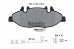 BENDIX Braking Piduriklotsi komplekt,  ketaspidur BPD1207