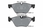 BENDIX Braking Piduriklotsi komplekt,  ketaspidur BPD1211