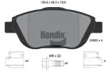 BENDIX Braking Piduriklotsi komplekt,  ketaspidur BPD1214