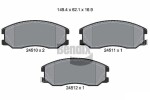 BENDIX Braking Piduriklotsi komplekt,  ketaspidur BPD1216