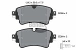 BENDIX Braking Piduriklotsi komplekt,  ketaspidur BPD1217