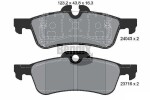 BENDIX Braking Piduriklotsi komplekt,  ketaspidur BPD1229