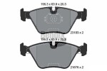 BENDIX Braking Piduriklotsi komplekt,  ketaspidur BPD1232