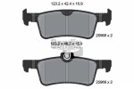 BENDIX Braking Piduriklotsi komplekt,  ketaspidur BPD1233