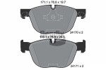 BENDIX Braking Piduriklotsi komplekt,  ketaspidur BPD1240
