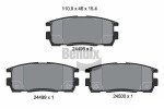 BENDIX Braking Piduriklotsi komplekt,  ketaspidur BPD1241