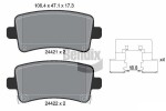 BENDIX Braking Piduriklotsi komplekt,  ketaspidur BPD1243