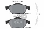 BENDIX Braking Piduriklotsi komplekt,  ketaspidur BPD1247
