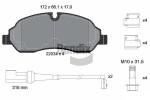 BENDIX Braking Piduriklotsi komplekt,  ketaspidur BPD1248