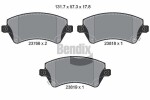 BENDIX Braking Piduriklotsi komplekt,  ketaspidur BPD1249
