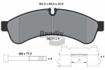 BENDIX Braking Piduriklotsi komplekt,  ketaspidur BPD1250