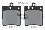 BENDIX Braking Piduriklotsi komplekt,  ketaspidur BPD1253