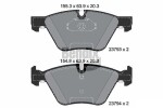 BENDIX Braking Piduriklotsi komplekt,  ketaspidur BPD1263