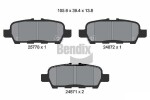 BENDIX Braking Piduriklotsi komplekt,  ketaspidur BPD1269