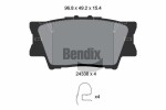 BENDIX Braking Piduriklotsi komplekt,  ketaspidur BPD1271