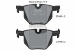 BENDIX Braking Piduriklotsi komplekt,  ketaspidur BPD1272